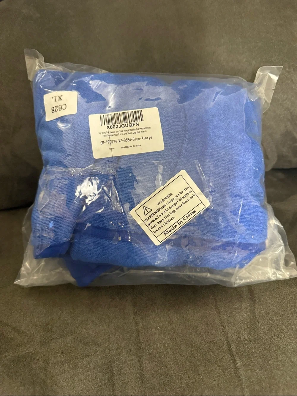 Blue Dog Hoodie Coat with Pocket - Brand: